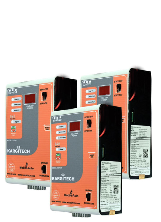 3-Phase GSM Mobile Starter – Remote Control for Farm Motors