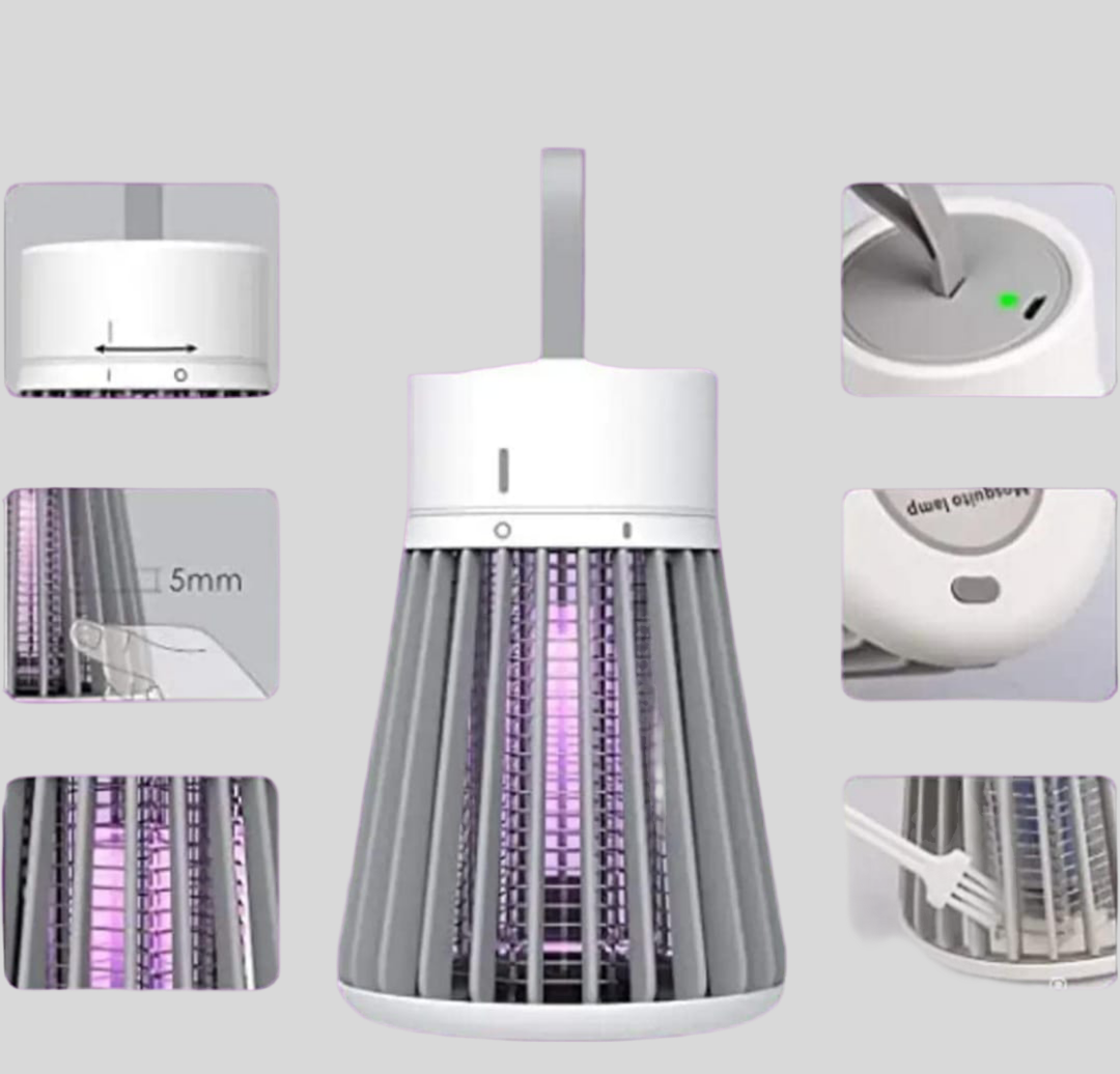 Blue cherry Eco Friendly Electronic Led Mosquito Lamp Usb Powered Killer For Home Working Purely In Physical Mosquito Eradication Technique To Kill Mosquito Completely