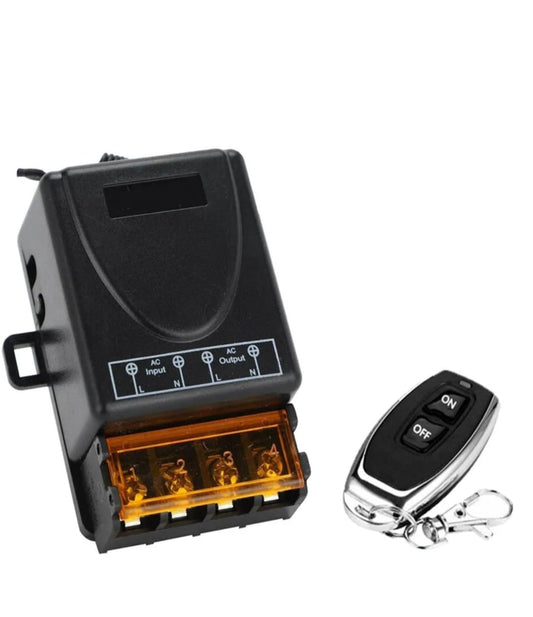 "433MHz Wireless Remote Control Switch Receiver Module | AC 160V to 250 V | Latched Mode Support for Light/Motor Control"